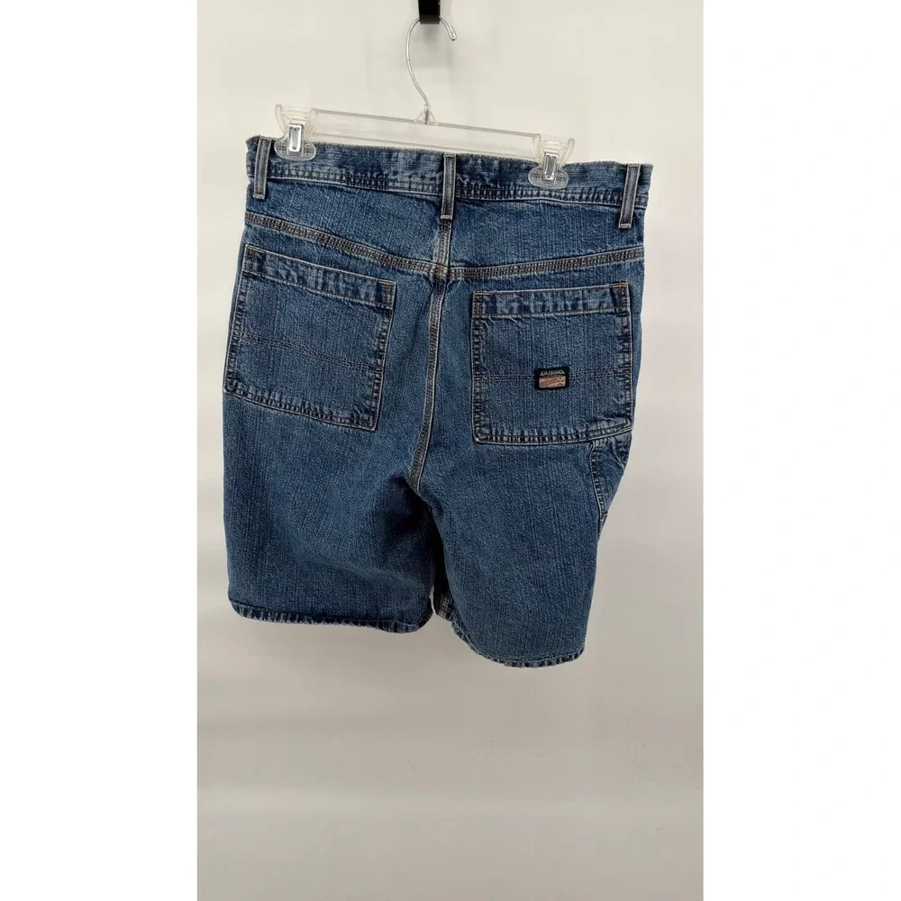 Vintage 90s Arizona Jean Co Denim Shorts Mens Size 33 100%‎ Cotton Y2K Blue